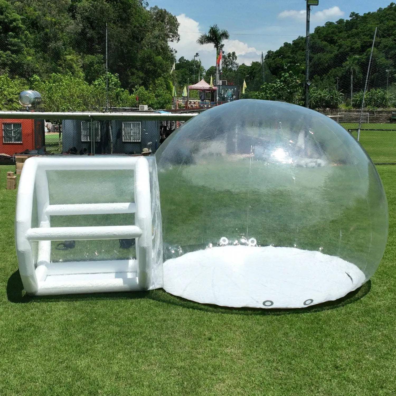 Inflatable Bubble House Castle With 750W Blower For Kids - ToylandEU