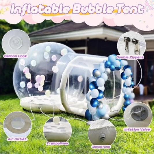 Inflatable Bubble House Tent With Blower Waterproof Camping Shelter