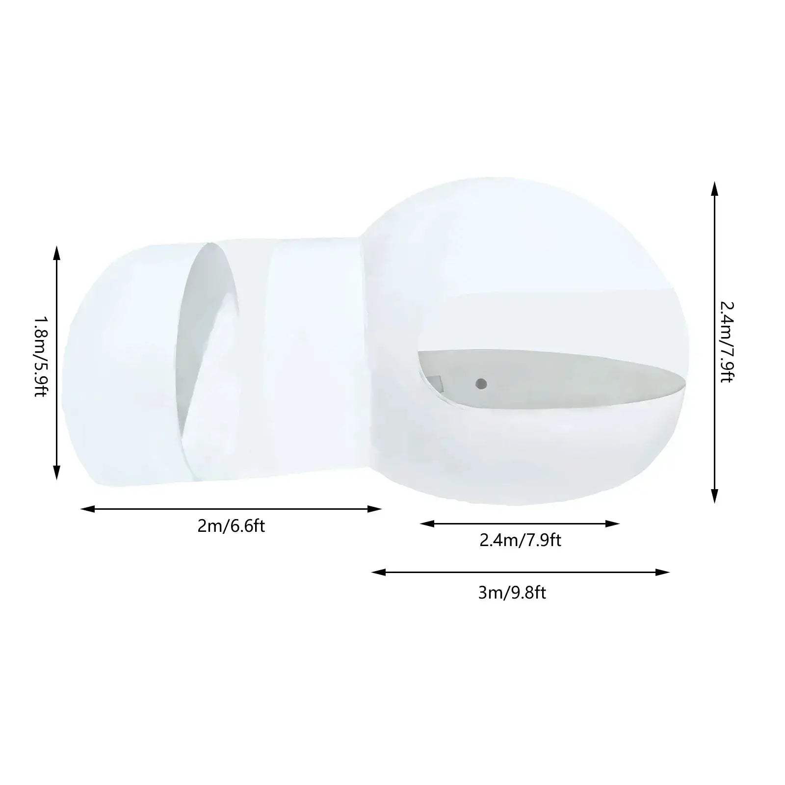 Inflatable Bubble Tent Clear Dome For Commercial Grade Family Camping - ToylandEU