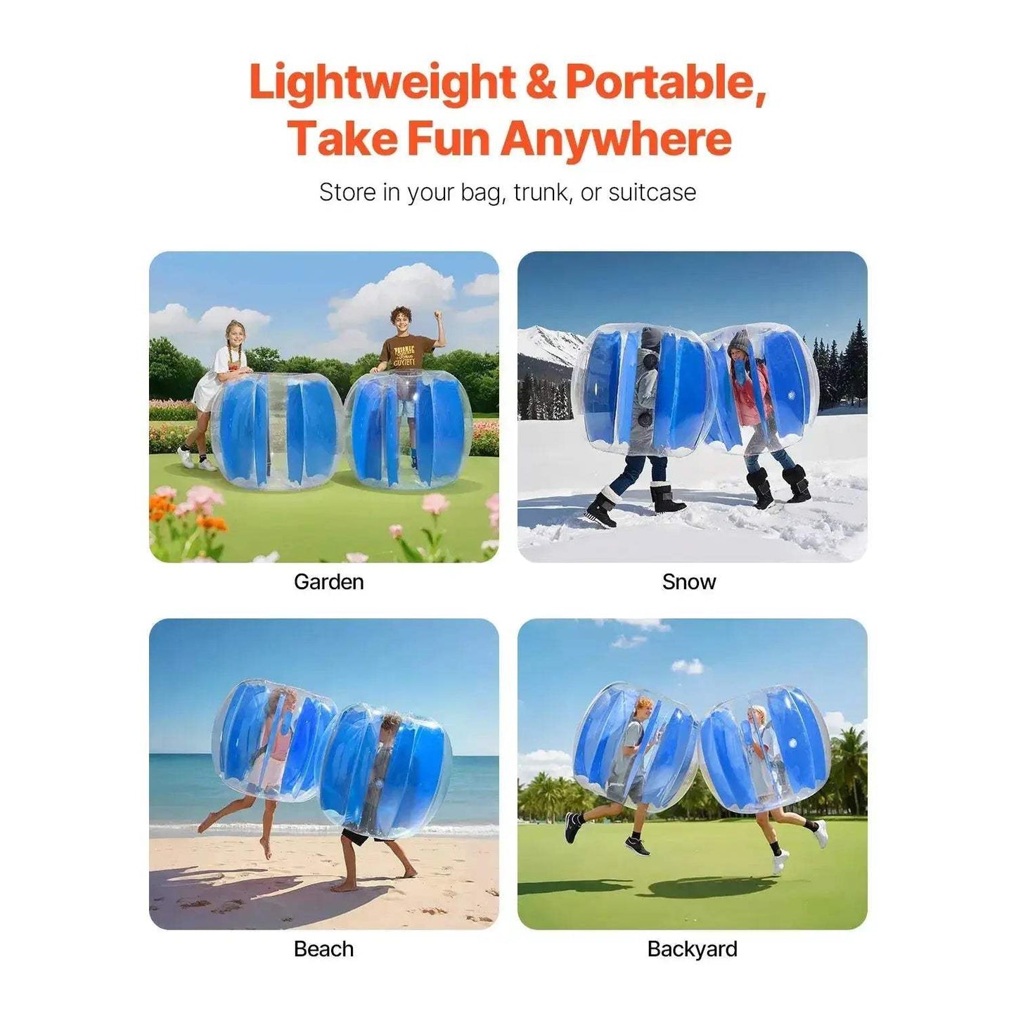 Inflatable Bumper Balls For Outdoor Play Durable Zorb Ball - ToylandEU
