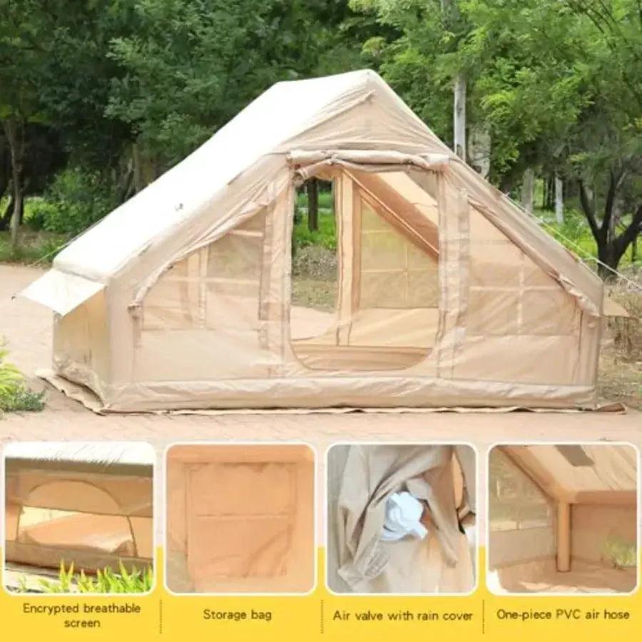  Inflatable Camping Tent With Stove For Four To Six -  ToylandEU™