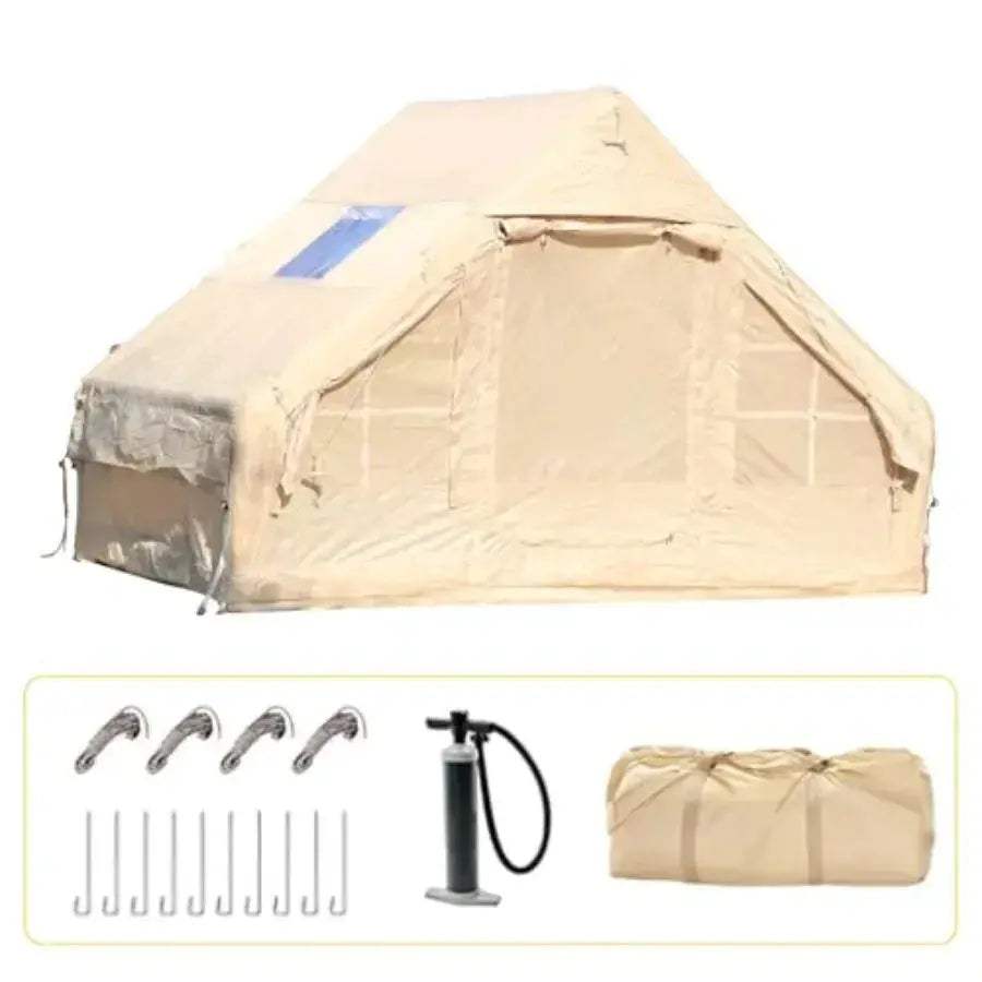 Inflatable Camping Tent With Stove For FourToSix Portable - ToylandEU