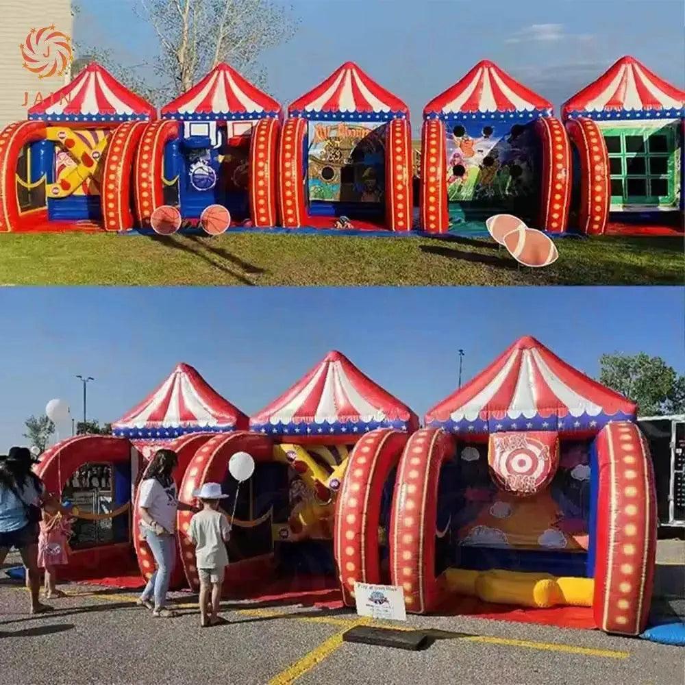  Inflatable Carnival Games Soccer Dart Knock Down Basketball -  ToylandEU™