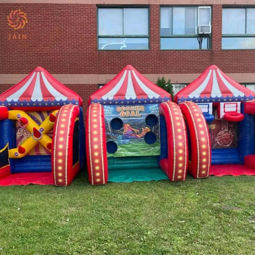  Inflatable Carnival Games Soccer Dart Knock Down Basketball -  ToylandEU™