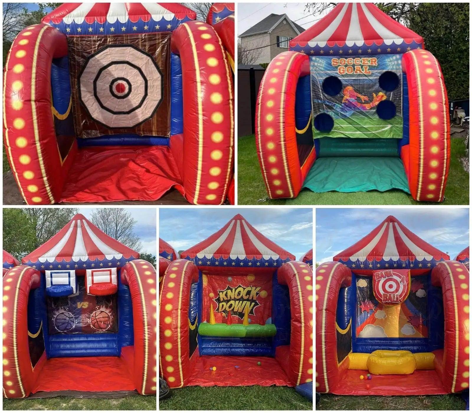  Inflatable Carnival Games Soccer Dart Knock Down Basketball -  ToylandEU™