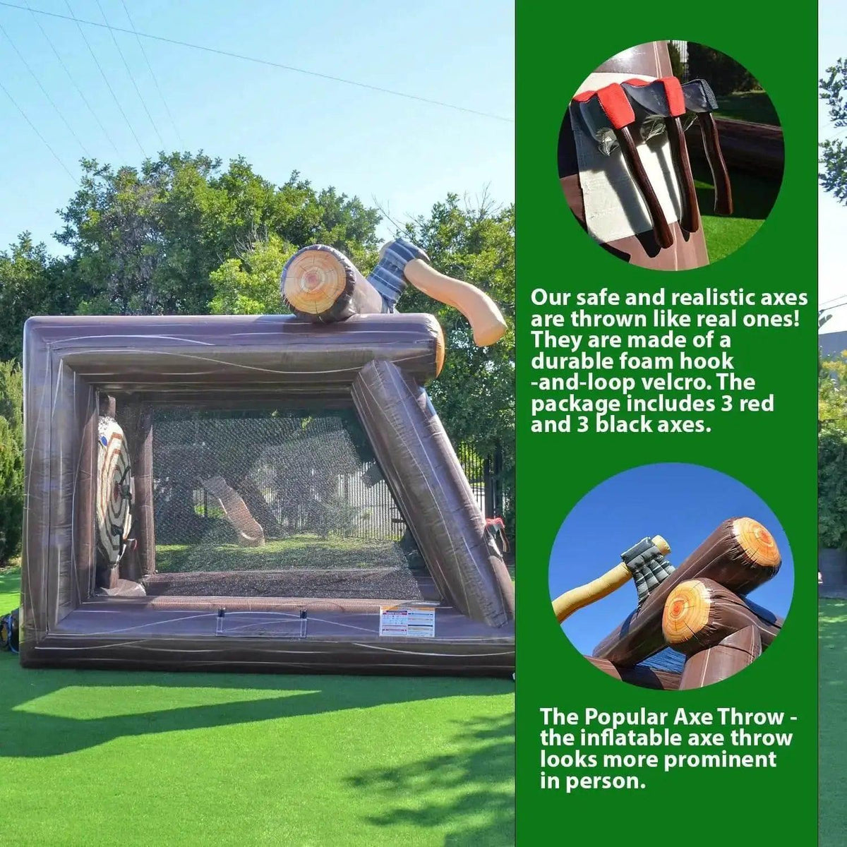  New Carnival Sport Games Inflatable Axe Throwing Game -  ToylandEU™
