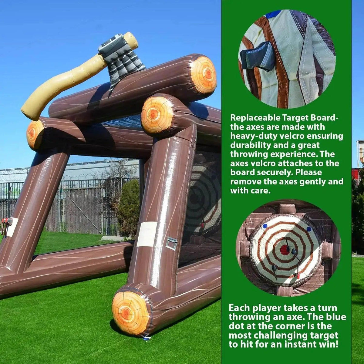  New Carnival Sport Games Inflatable Axe Throwing Game -  ToylandEU™