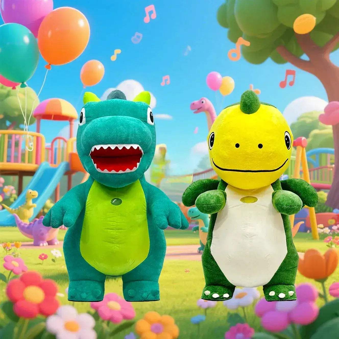 Inflatable Cartoon Dinosaur Costume For Adults Cosplay Mascot - ToylandEU