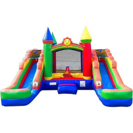 Inflatable Castle Inflatable Bounce and Double Slide Combo Unit - ToylandEU