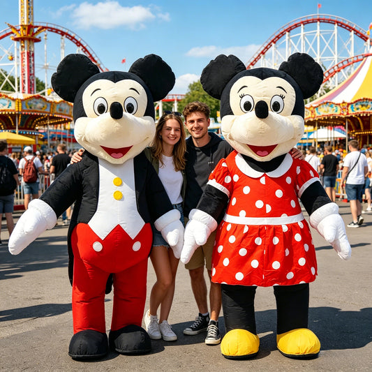 Inflatable Costume Mascot Cartoon Mouse Parade Attire 