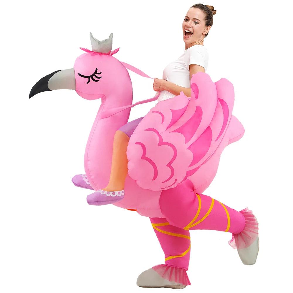 Inflatable Dinosaur Costume | Dino Jockey Style | Toylandeu™