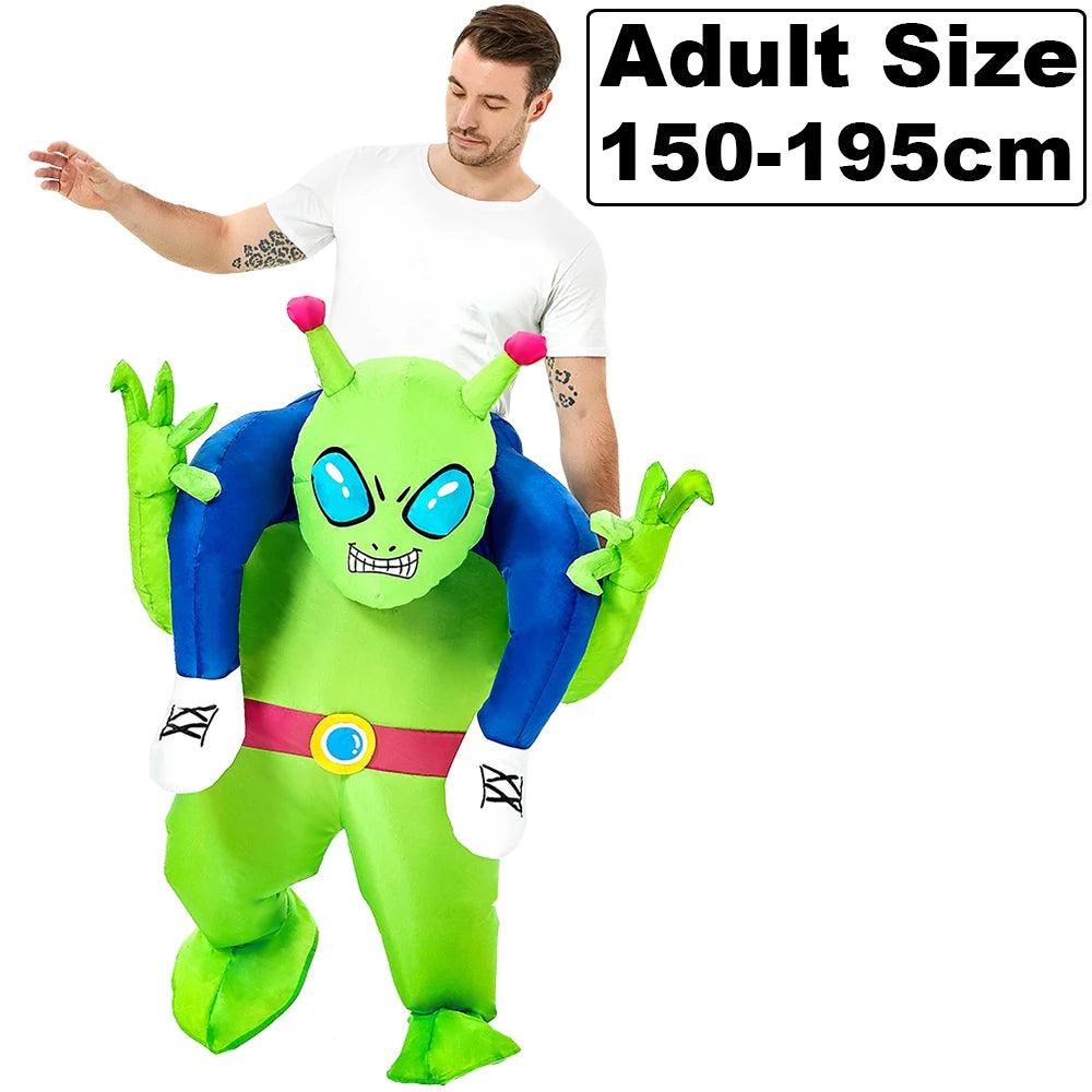 Inflatable Dinosaur Costume | Dino Jockey Style | Toylandeu™