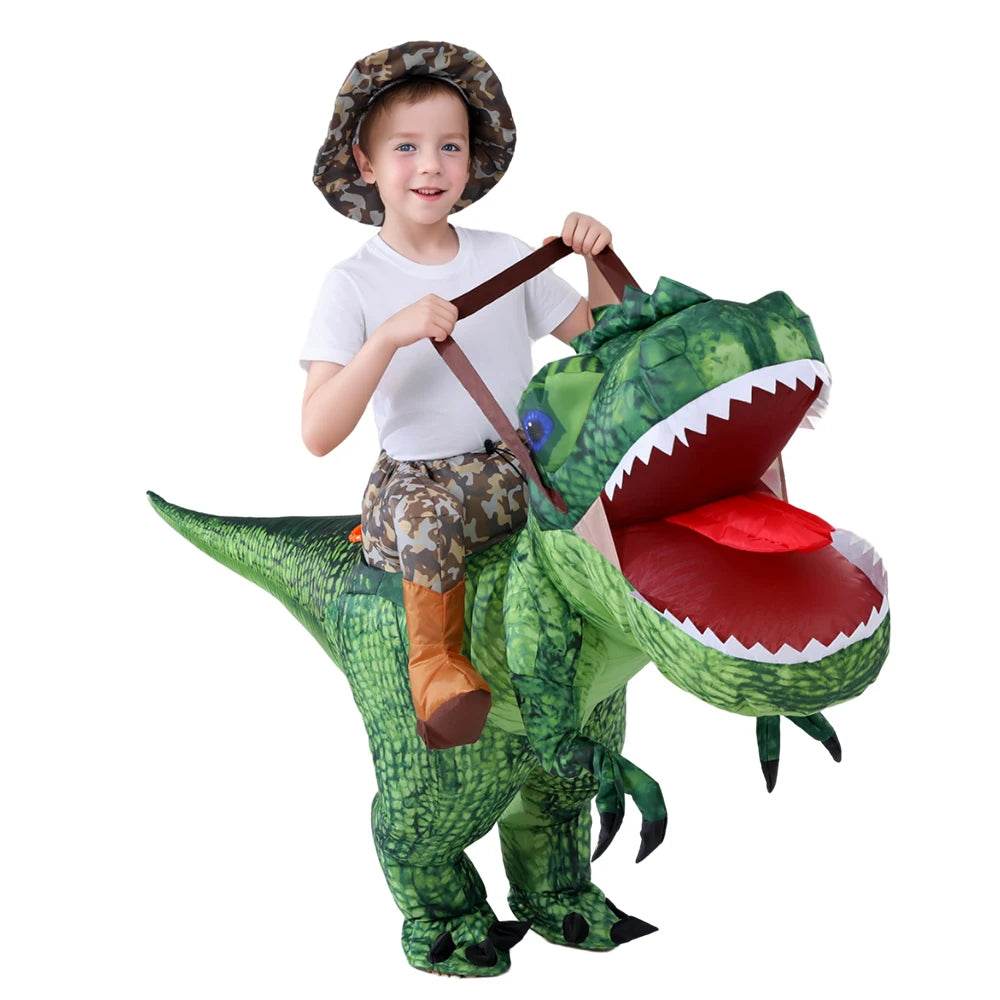 Inflatable Dinosaur Costume Riding Tyrannosaurus Rex Kids - ToylandEU
