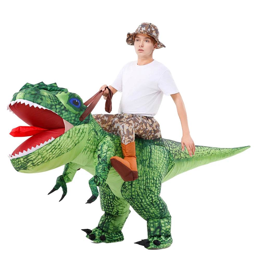 Inflatable Dinosaur Costume Riding Tyrannosaurus Rex Kids - ToylandEU