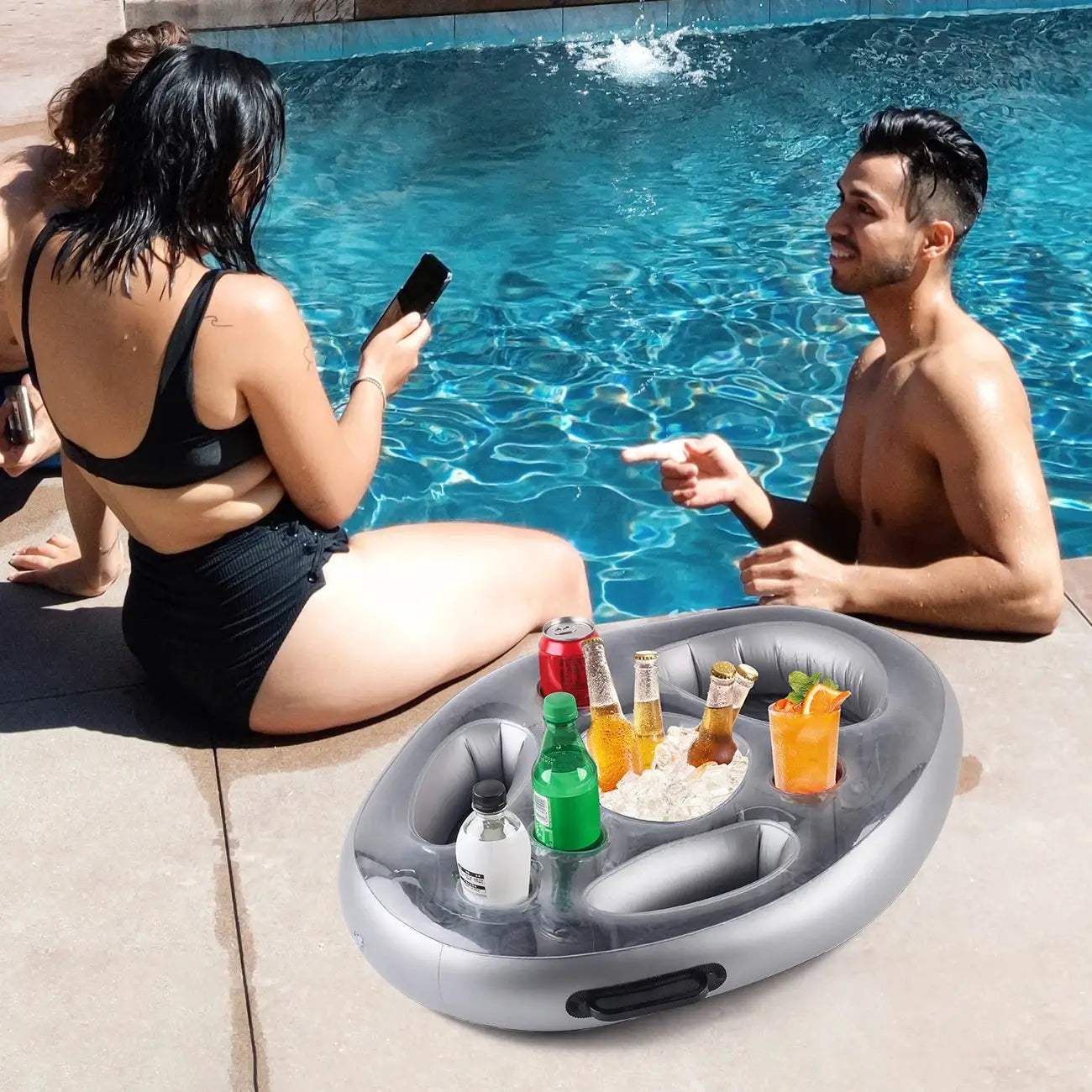  Inflatable Drink Holder Durable Pool Thickened Cup Rack -  ToylandEU™