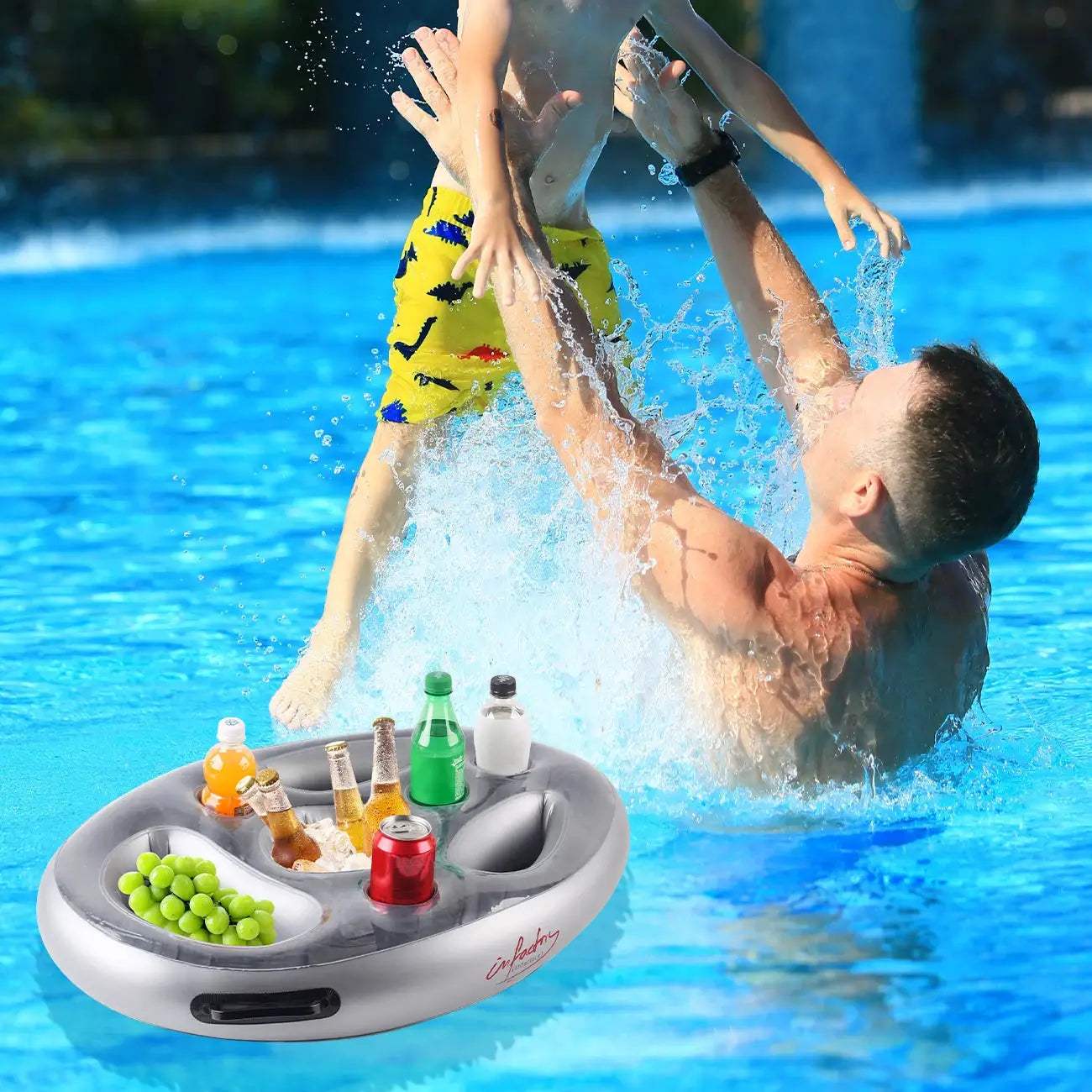  Inflatable Drink Holder Durable Pool Thickened Cup Rack -  ToylandEU™