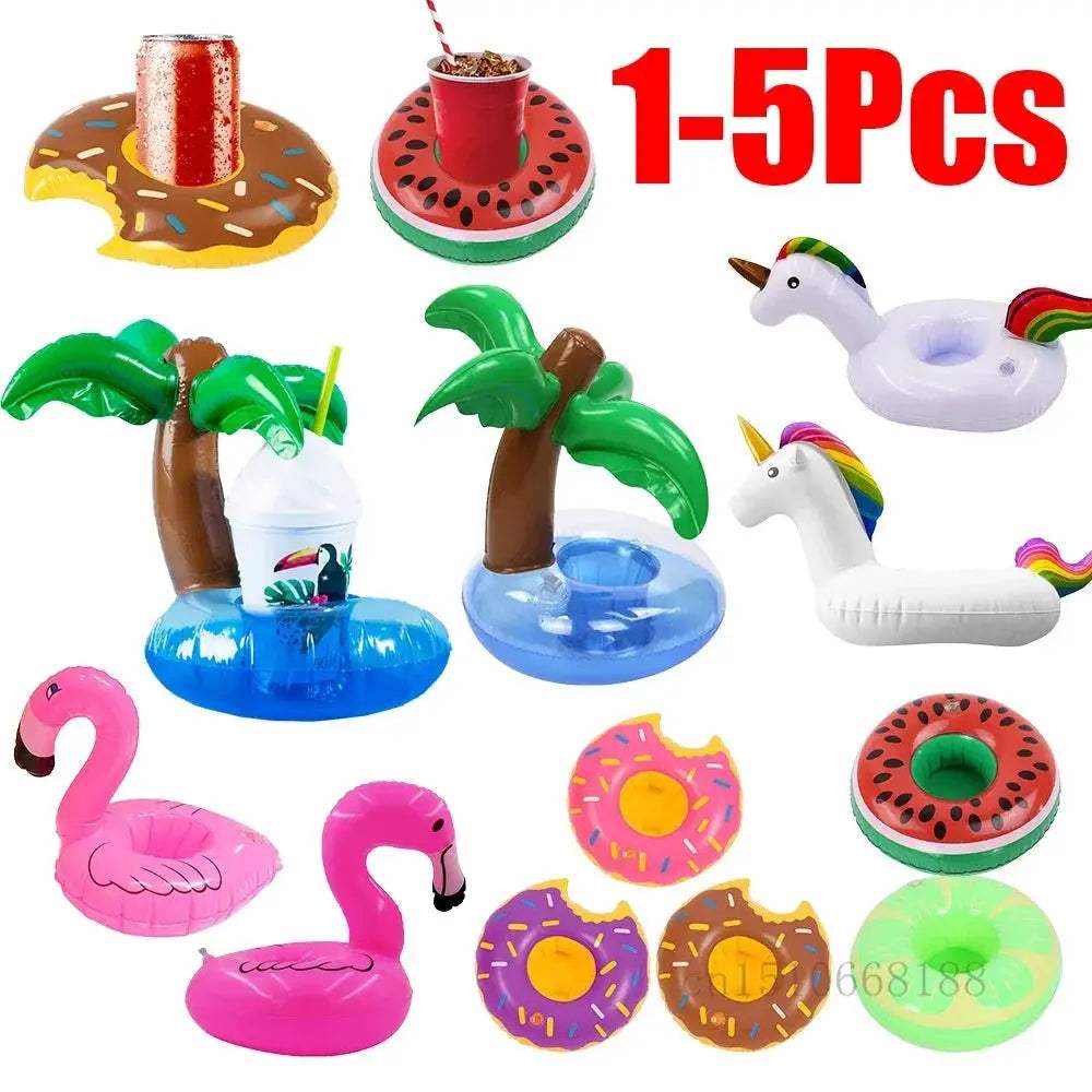  Inflatable Flamingo Cup Holder Pool Float Keeps Drinks -  ToylandEU™