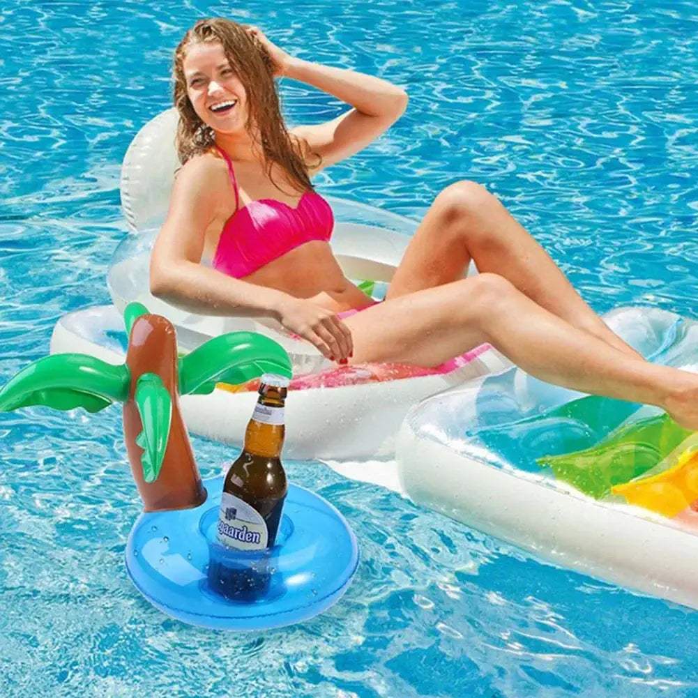  Inflatable Flamingo Cup Holder Pool Float Keeps Drinks -  ToylandEU™