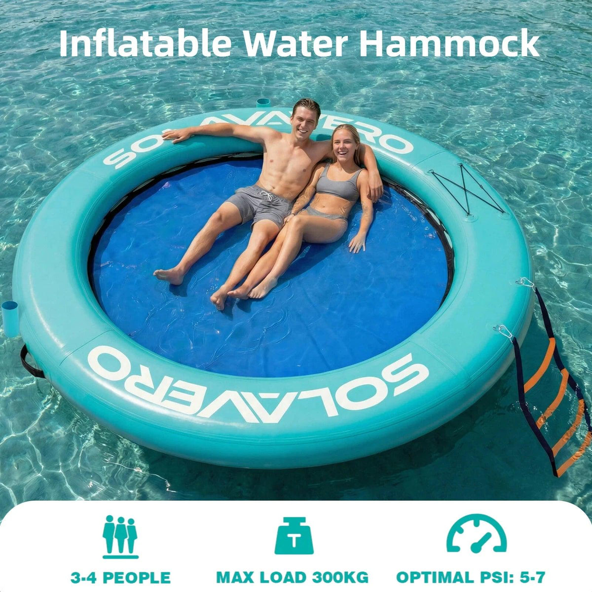 Inflatable Floating Dock|Foldable Platform|Toylandeu™