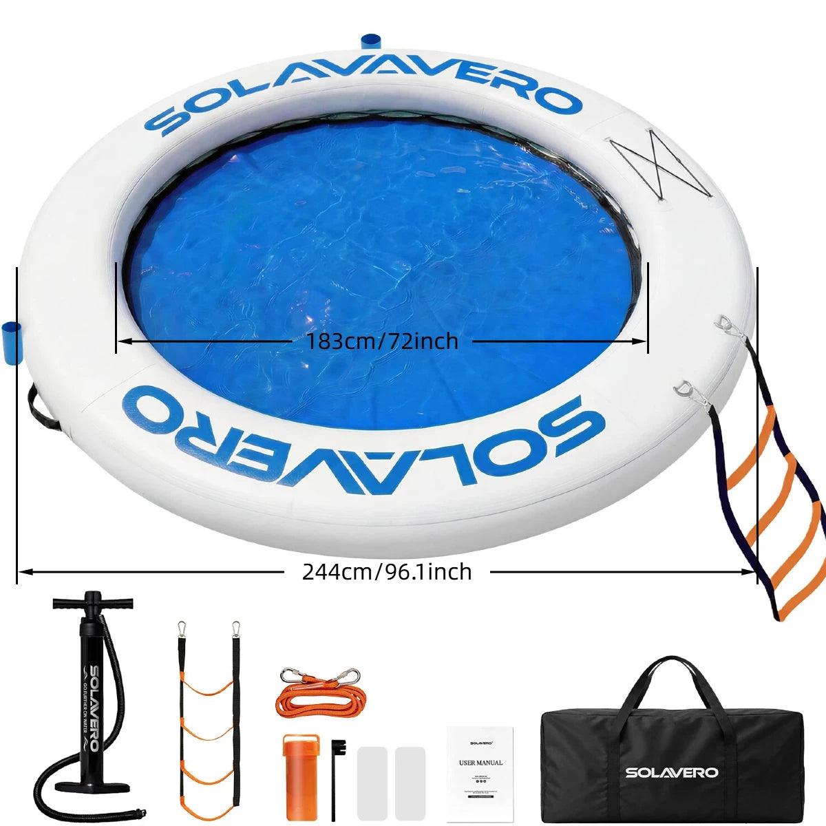 Inflatable Floating Dock|Foldable Platform|Toylandeu™
