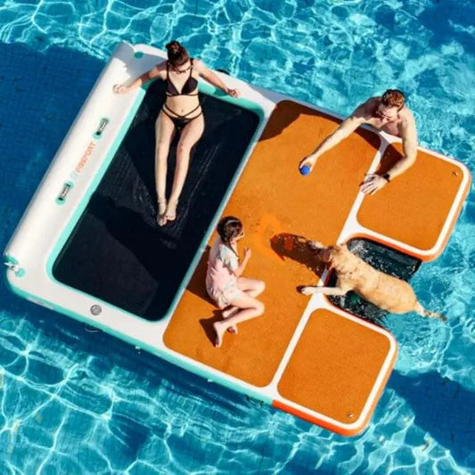  Inflatable Floating Dock Water Hammock For Family Fun -  ToylandEU™