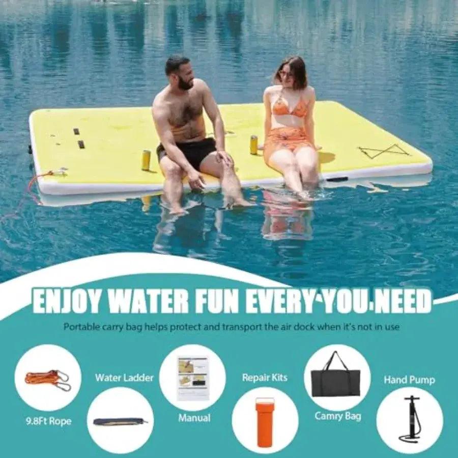  Inflatable Floating Dock Water Ramp Durable For Dogs -  ToylandEU™