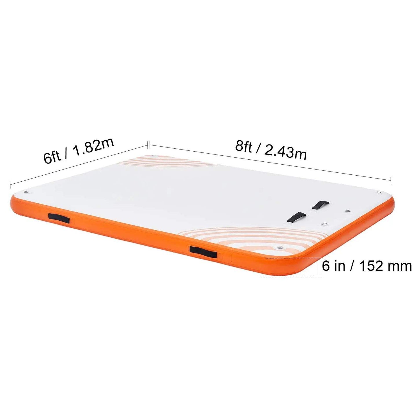  Inflatable Floating Dock With Detachable Ladder Sturdy -  ToylandEU™