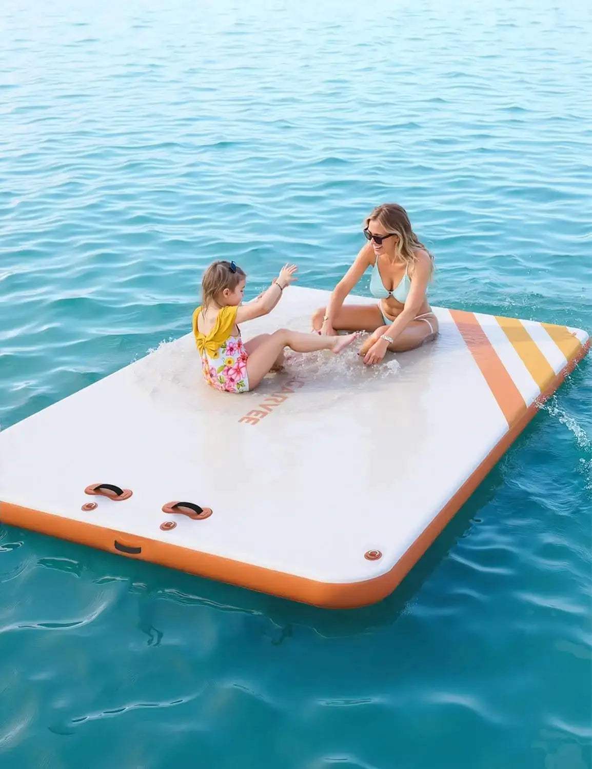  Inflatable Floating Dock For Lakes Non Slip Surface -  ToylandEU™