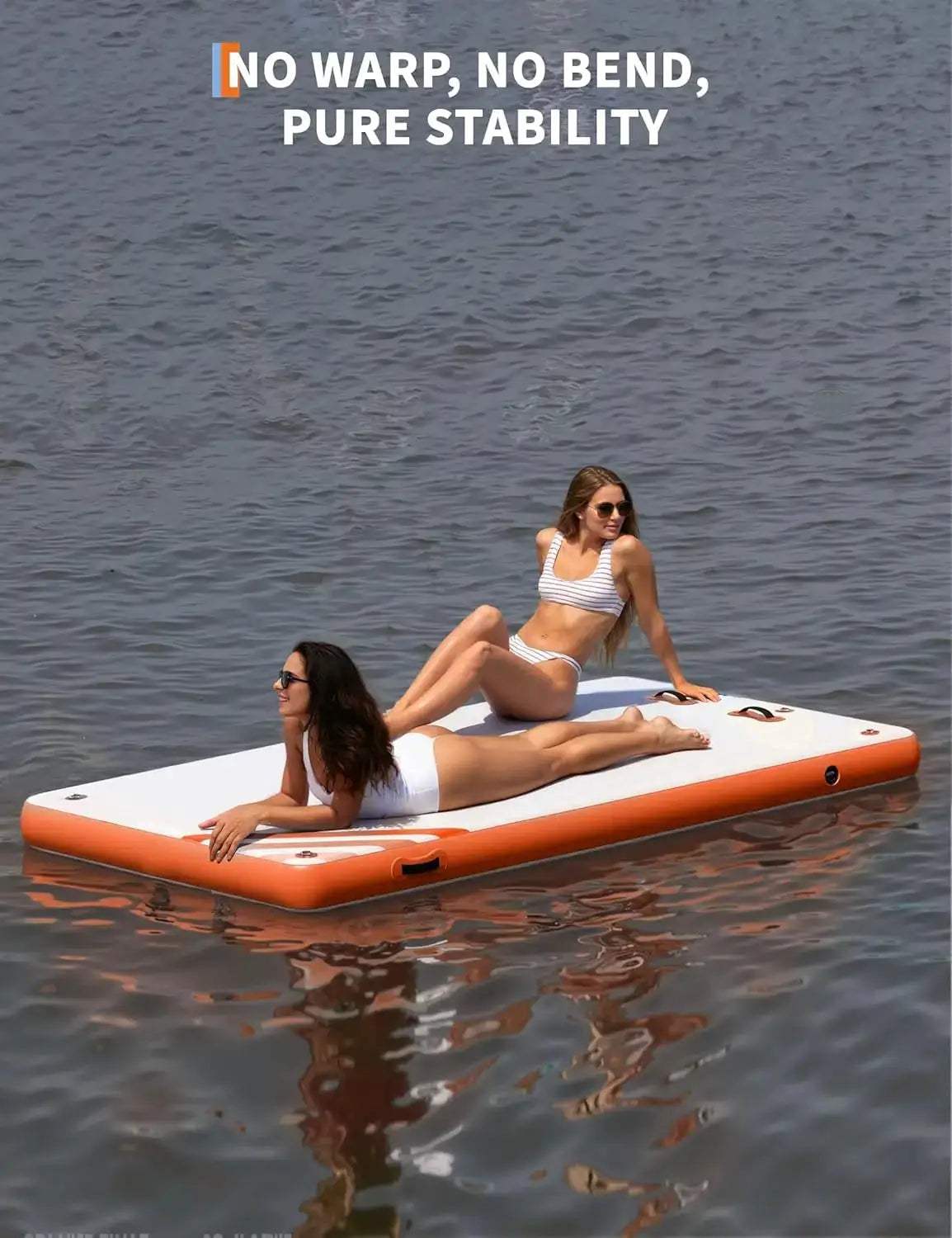  Inflatable Floating Dock For Lakes Non Slip Surface -  ToylandEU™
