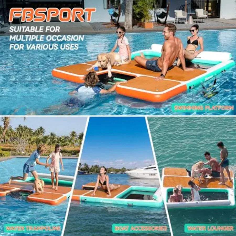  Inflatable Floating Dock Water Hammock For Family Fun -  ToylandEU™