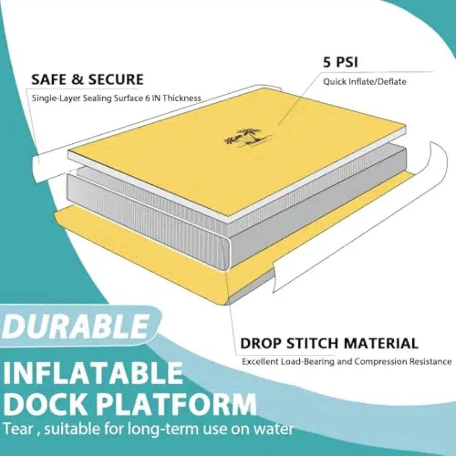 Inflatable Floating Dock Water Ramp Durable For Dogs -  ToylandEU™