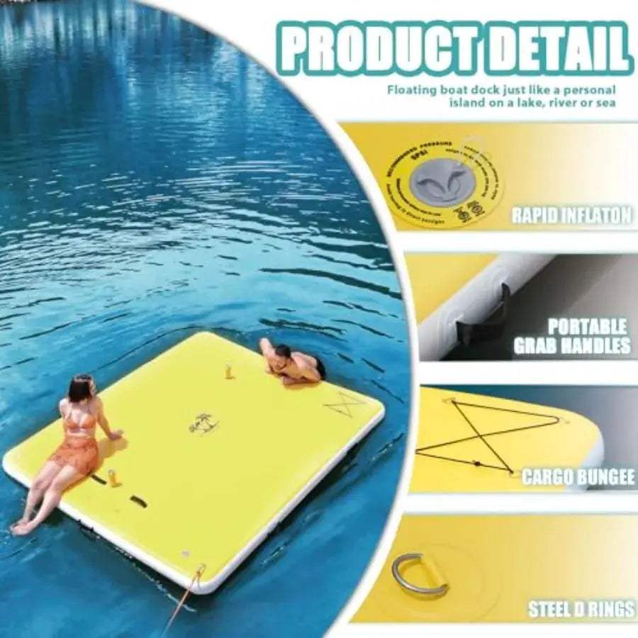  Inflatable Floating Dock Water Ramp Durable For Dogs -  ToylandEU™