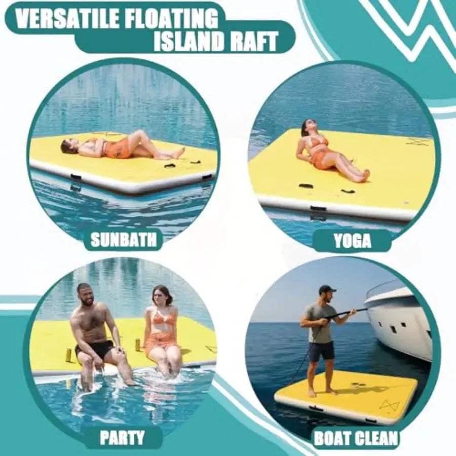  Inflatable Floating Dock Water Ramp Durable For Dogs -  ToylandEU™