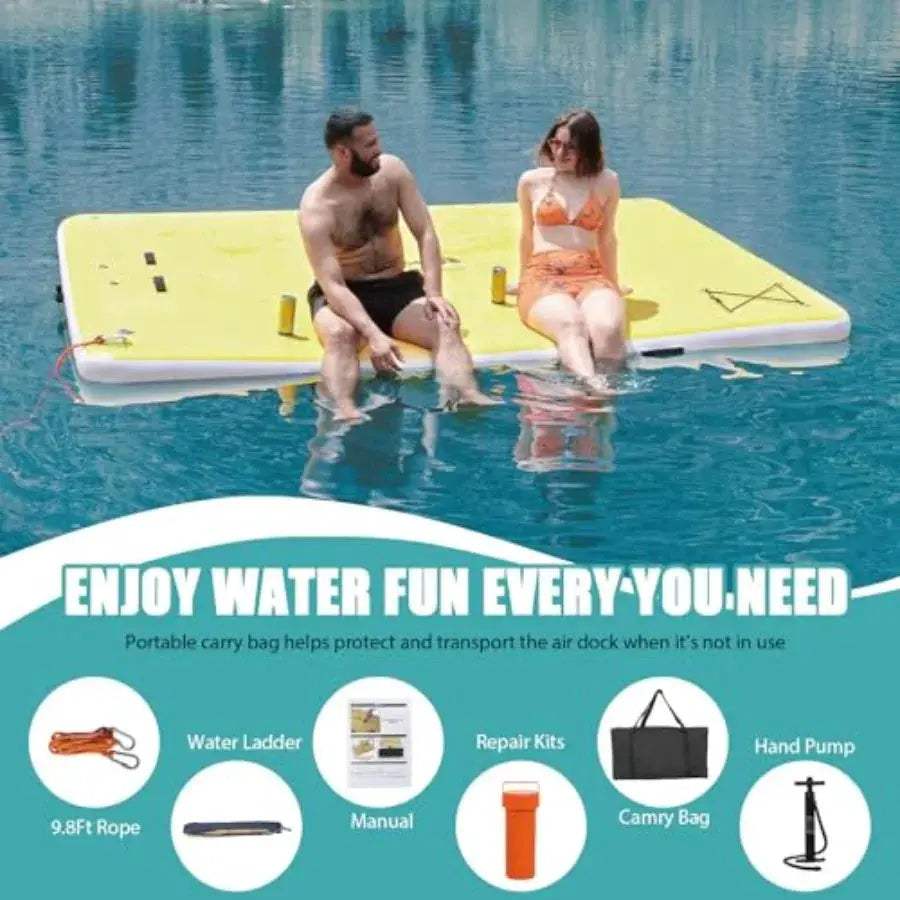  Inflatable Floating Dock Water Ramp Durable For Dogs -  ToylandEU™