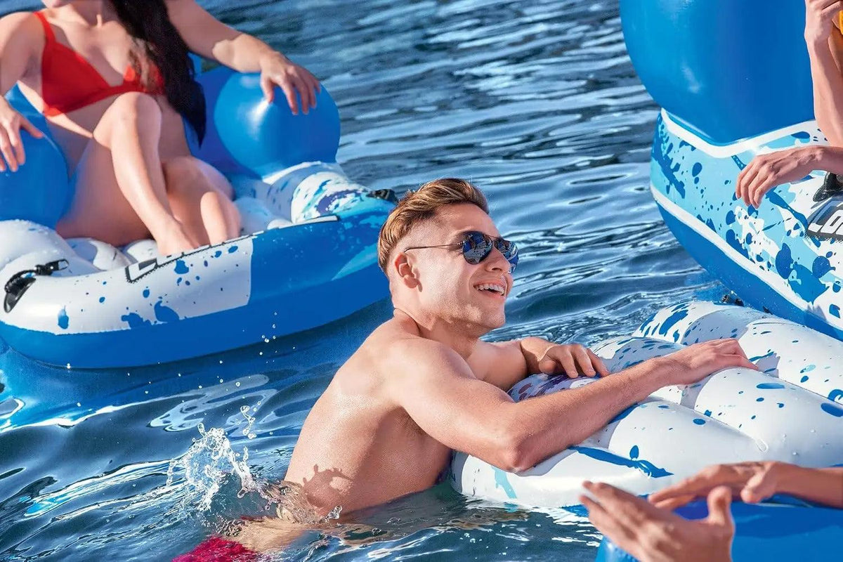 Inflatable Floating Island 8 Person Capacity Toylandeu™