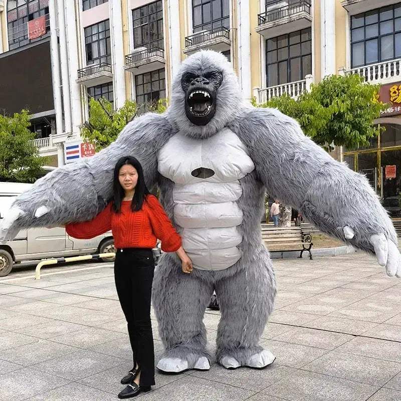 Inflatable Gorilla Mascot Costume For Realistic Party Wear - ToylandEU