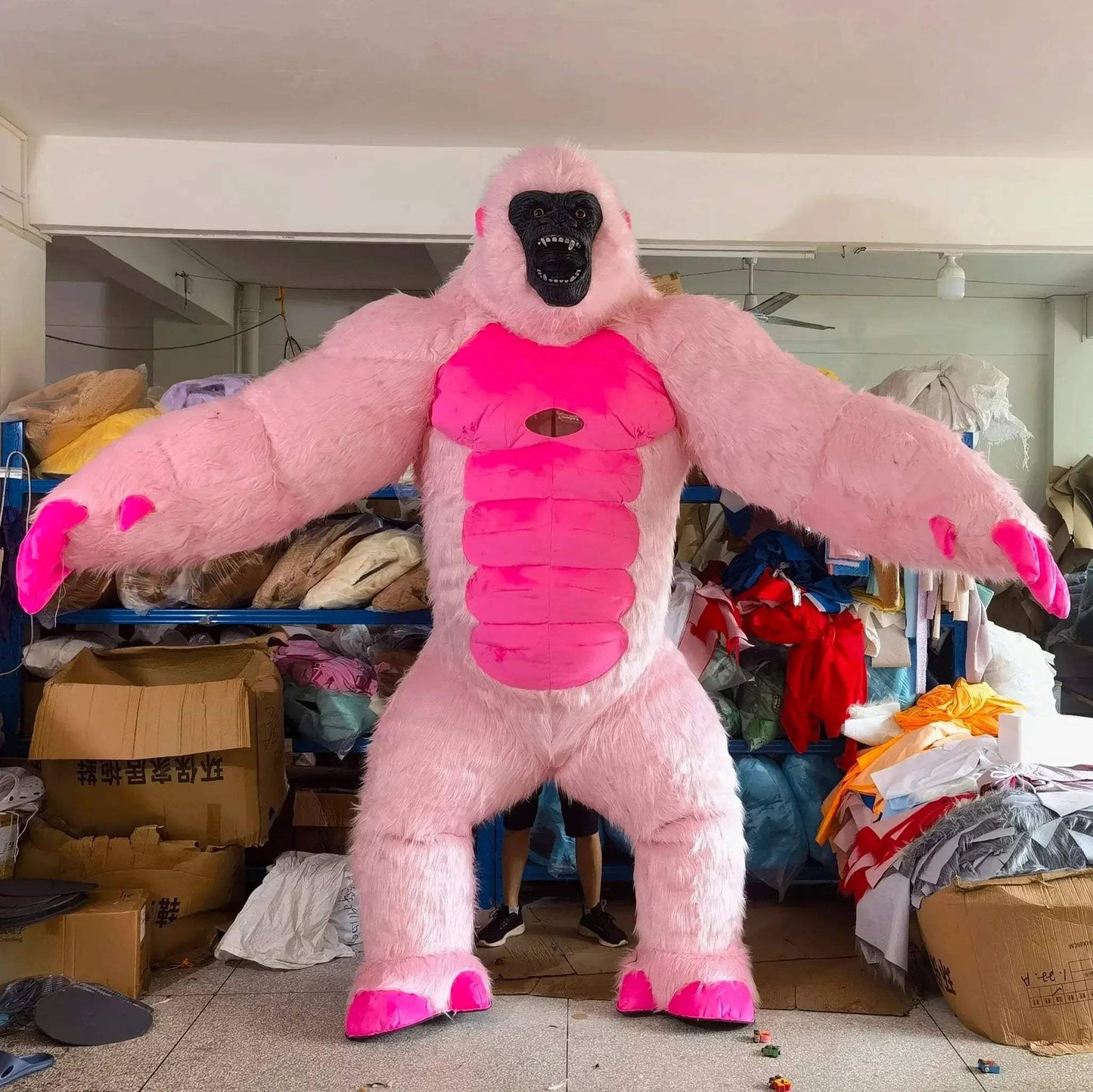 Inflatable Gorilla Mascot Costume For Realistic Party Wear - ToylandEU