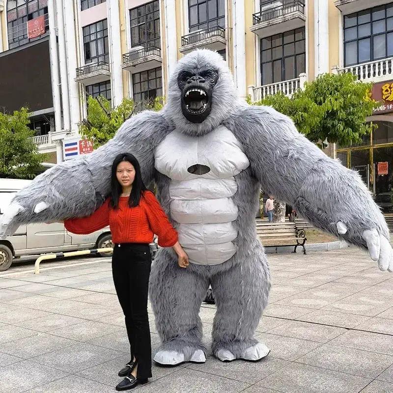  Inflatable Gorilla Mascot Costume Realistic Party Wear -  ToylandEU™