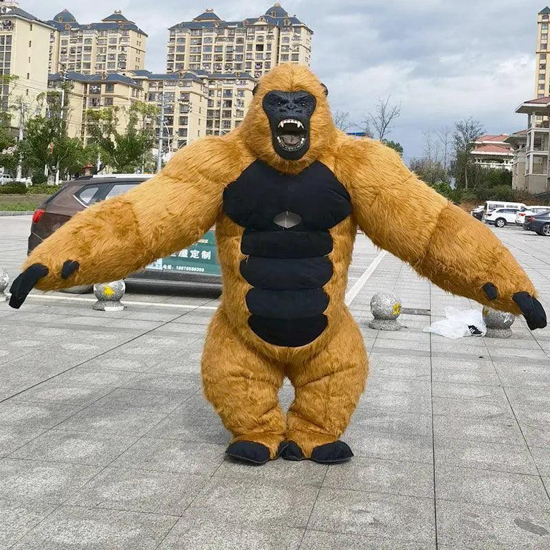  Inflatable Gorilla Mascot Costume Realistic Party Wear -  ToylandEU™