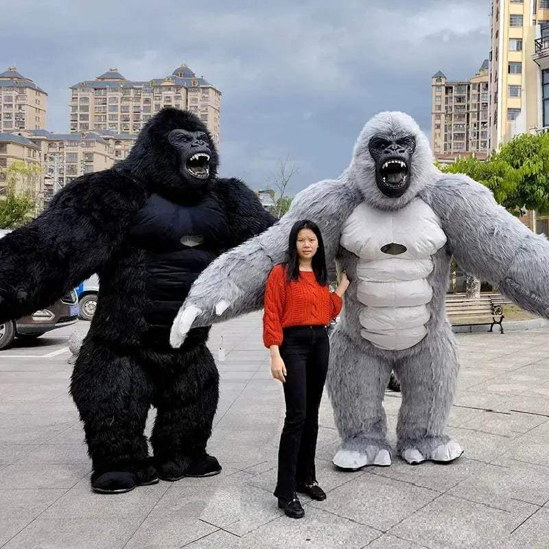  Inflatable Gorilla Mascot Costume Realistic Party Wear -  ToylandEU™
