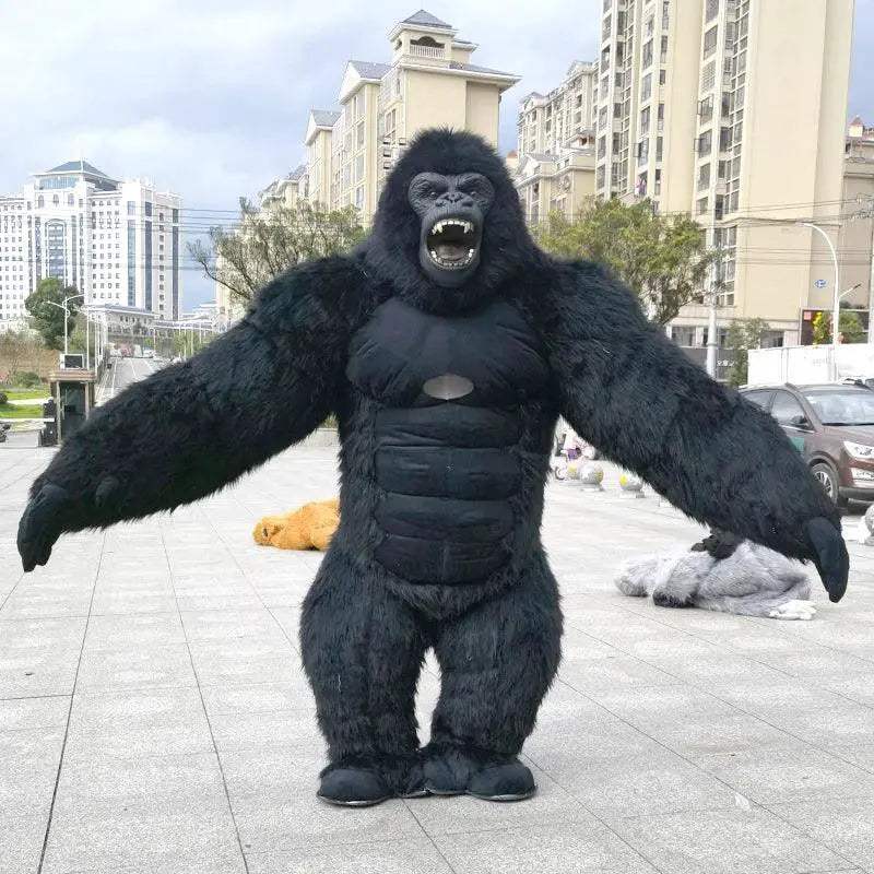  Inflatable Gorilla Mascot Costume Realistic Party Wear -  ToylandEU™