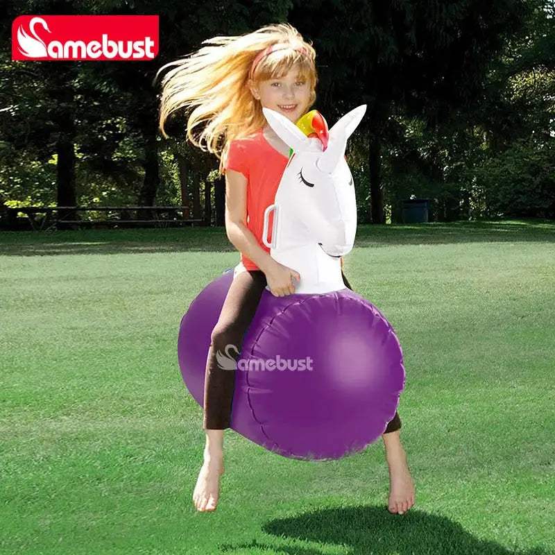  Inflatable Hopper Ride On Toy Unicorn Jumping Safe -  ToylandEU™