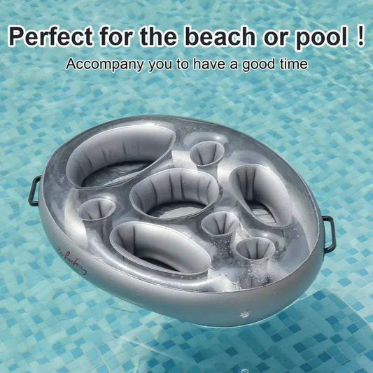  Inflatable Ice Bar Pool Float Cup Holder Tray Kit -  ToylandEU™