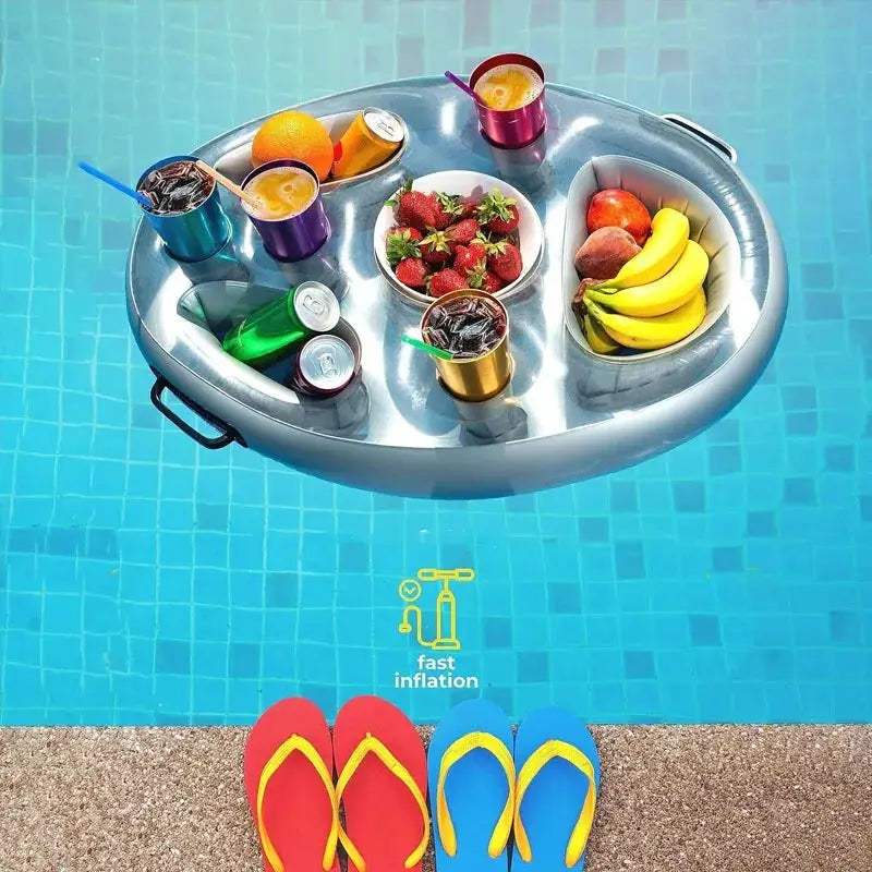  Inflatable Ice Bar Pool Float Cup Holder Tray Kit -  ToylandEU™