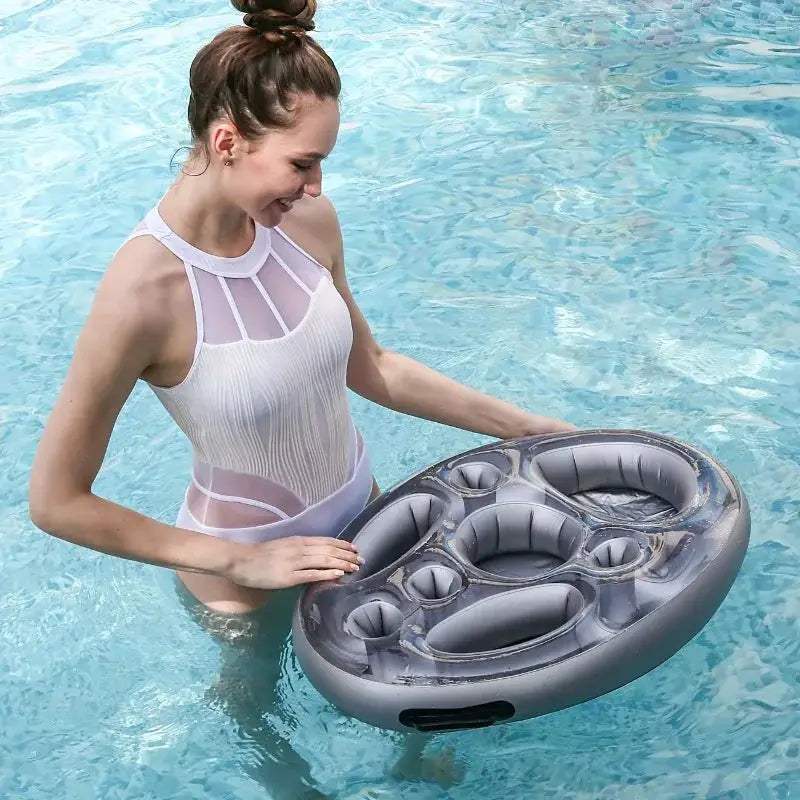  Inflatable Ice Bar Pool Float Cup Holder Tray Kit -  ToylandEU™