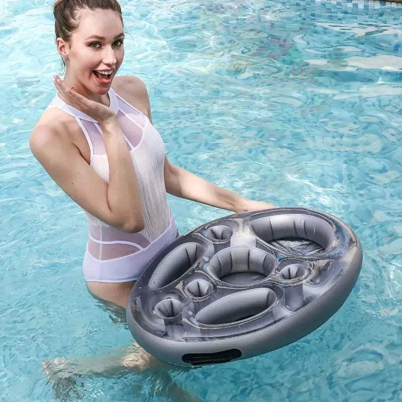  Inflatable Ice Bar Pool Float Cup Holder Tray Kit -  ToylandEU™