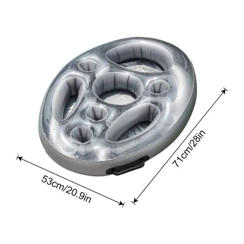  Inflatable Ice Bar Pool Float Cup Holder Tray Kit -  ToylandEU™