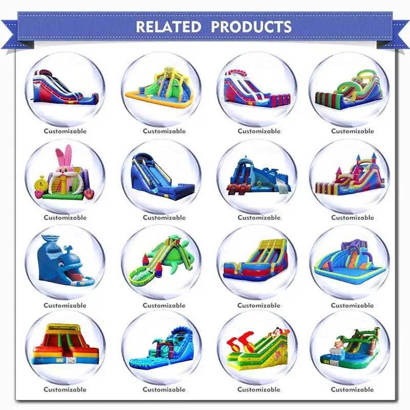  Inflatable Land Slide for Fun Large Outdoor Use for Adults -  ToylandEU™