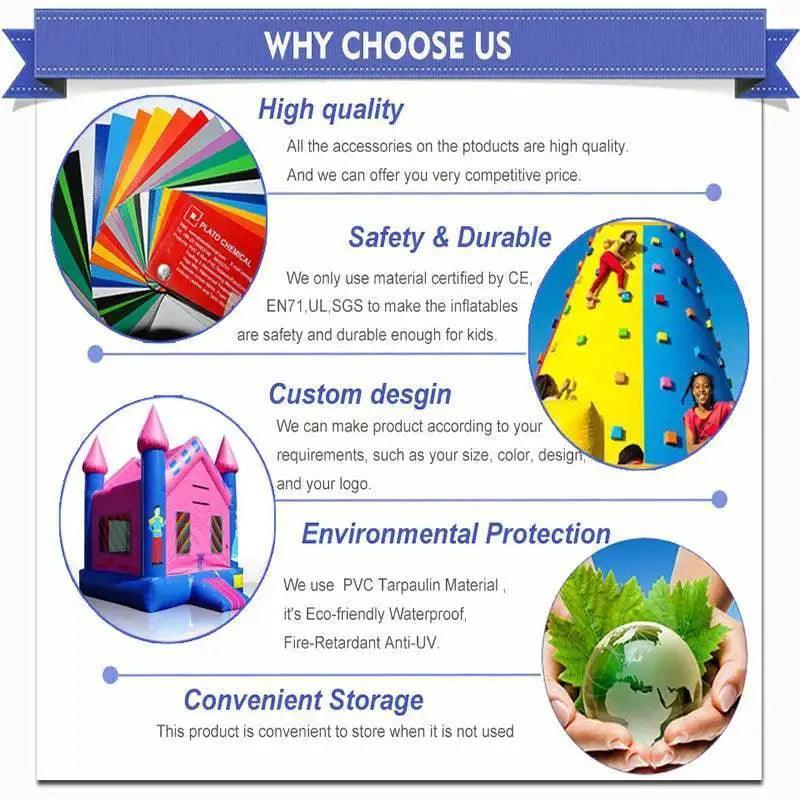  Inflatable Land Slide for Fun Large Outdoor Use for Adults -  ToylandEU™