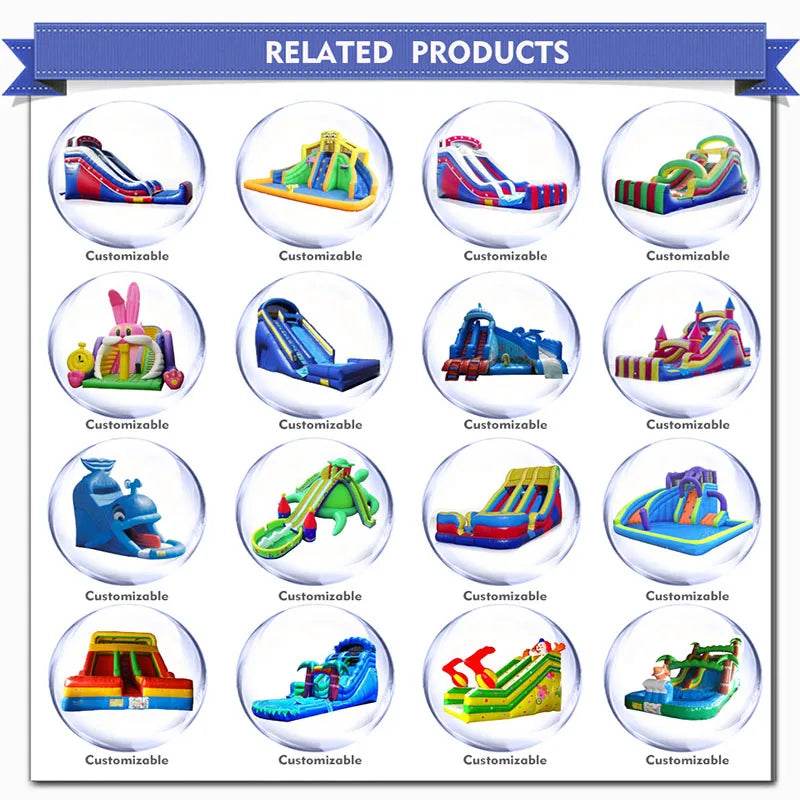 Inflatable Land Slide for Fun Large Outdoor Use for Adults - ToylandEU